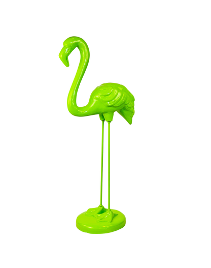 Vibrant Flamingo green