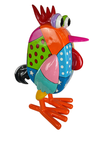 Colorful Pop Art Bird Sculpture