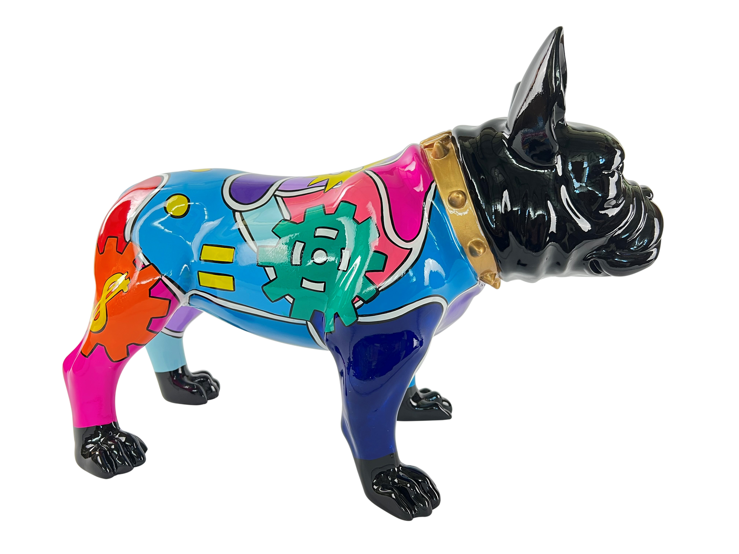 Pop Art French Bulldog Statue