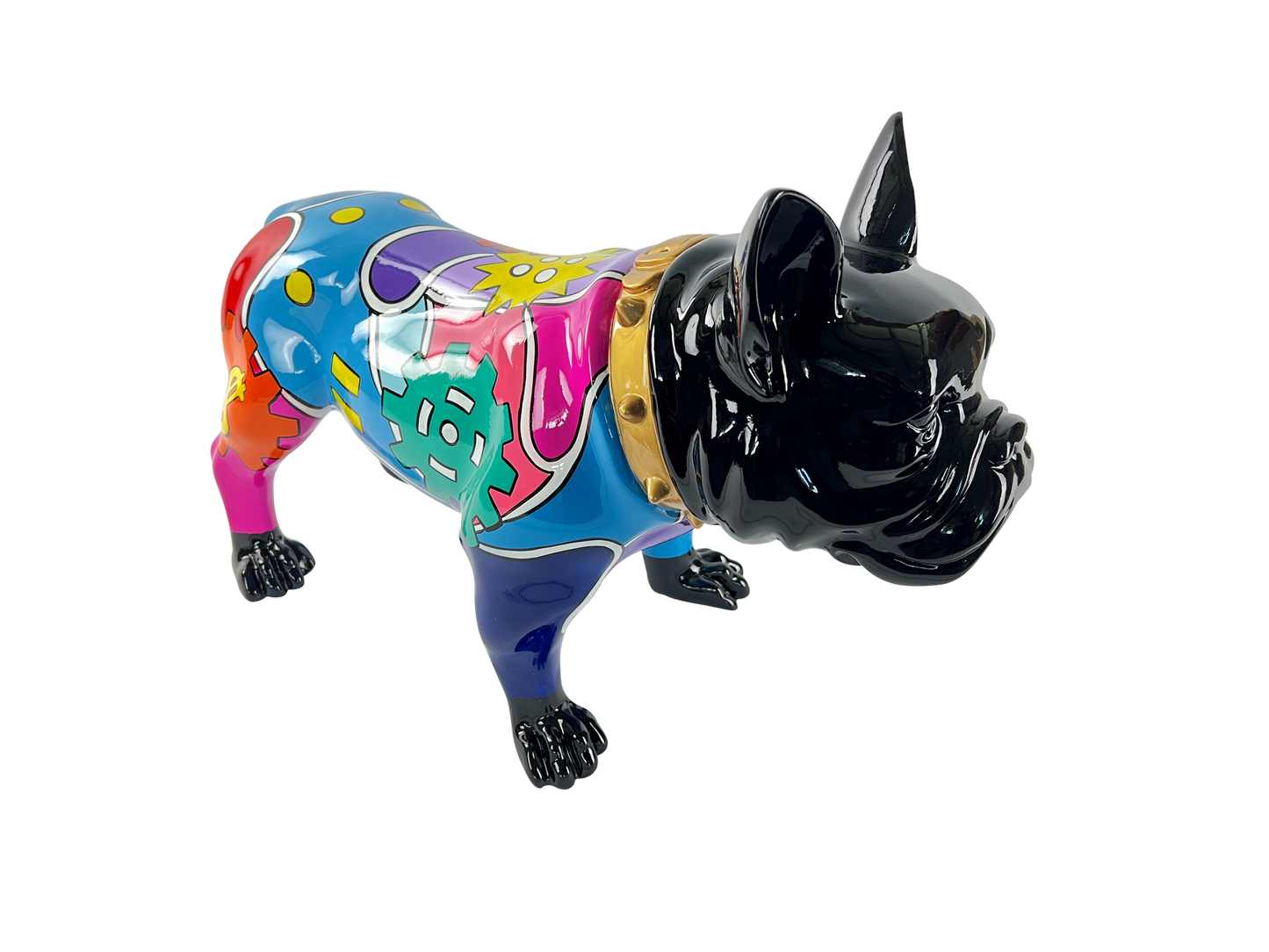 Pop Art French Bulldog Statue