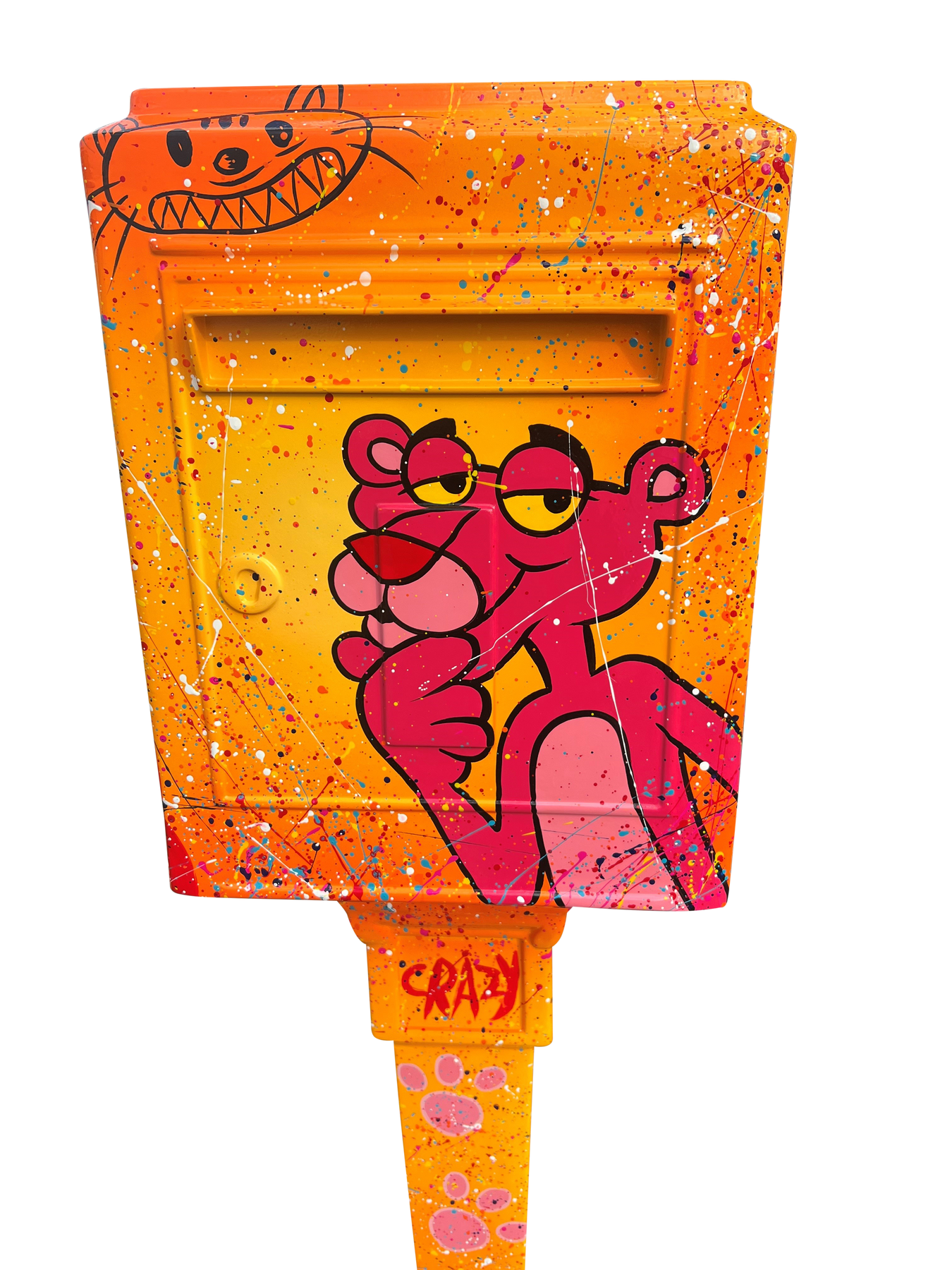 Graffiti Panther Postbox