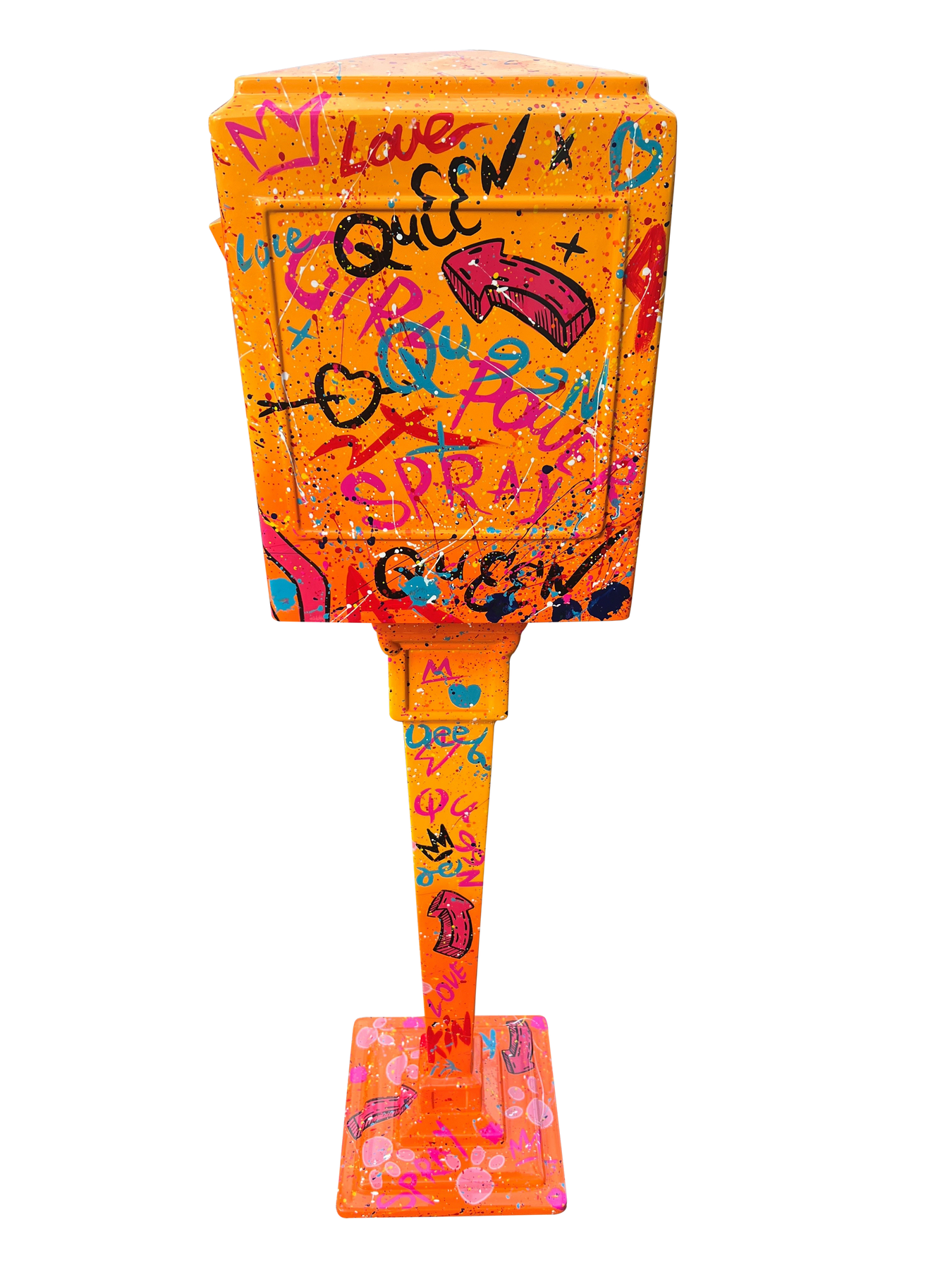 Graffiti Panther Postbox