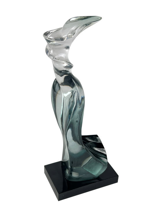 Ethereal Flow Glass Sculpture