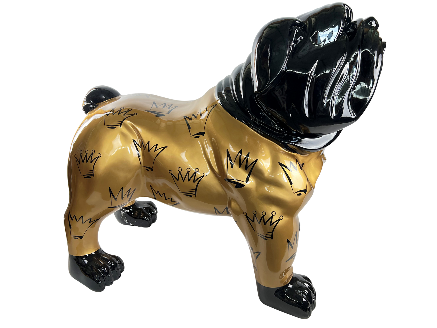 Royal Crown Bulldog Statue