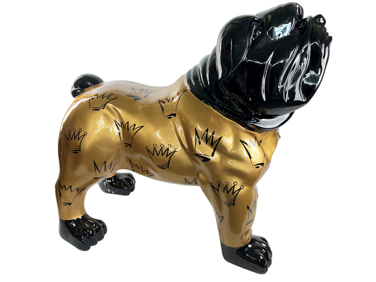 Royal Crown Bulldog Statue